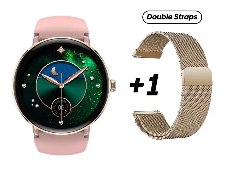 Zeblaze Lily 2 Smartwatch | 1.2″ AMOLED Display with Corning® Gorilla® Glass | 390 × 390 Resolution (326 PPI) | Bluetooth BLE 5.3 | 200mAh Battery | Up to 14 Days Battery Life | Compatibile with Android 5.0 or iOS 10.0 and above - Image 2