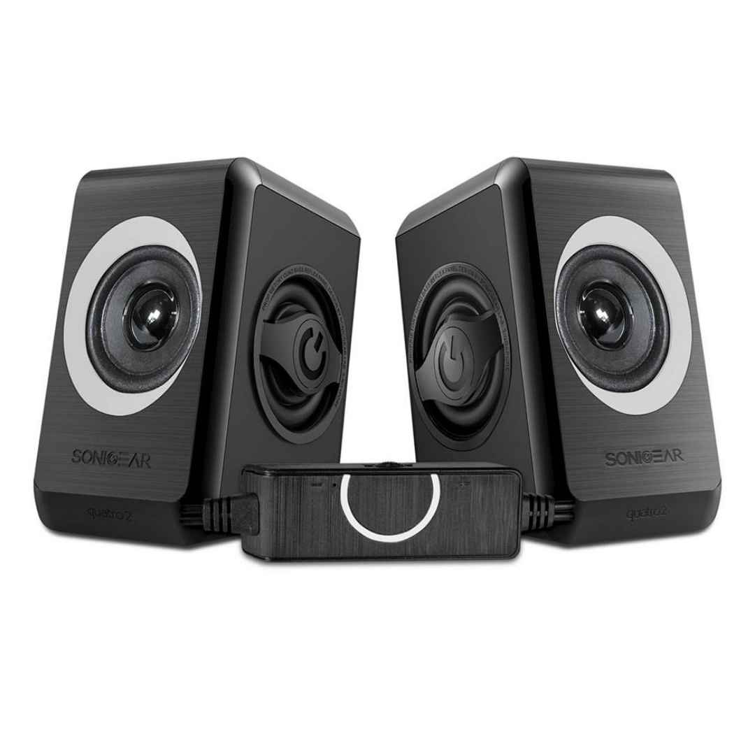 SonicGear Quatro 2 Wired Speaker | Extra-Loud 2.0 USB Stereo Sound | USB Powered (No Adapter Needed) | Clear Vocals & Enhanced Bass | Compact Modern Design | Wired Stable Connection for PC & Laptop - Image 3