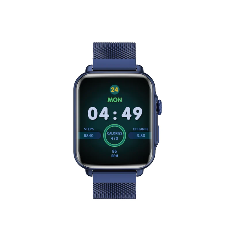 Promate ProWatch-B18 Smartwatch | 1.8" IPS Display | 15-20 Days Battery Health | IP68 Dust & Water Resistance | Bluetooth Calling | 37 Sports Modes | Compatible with Android & iOS - Image 2