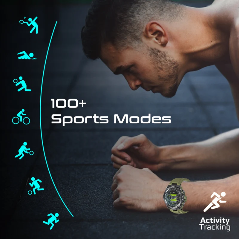 Promate XWATCH-R19 Smartwatch | 1.53” Round TFT Display | Bluetooth 5.1 with Speaker | 800mAh Battery | 80 Days Standby Time | IP67 Water-Resistance | E-Card Sharing | Wide Compatible - Image 2