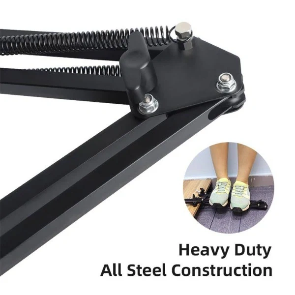 MAONO BA20 Microphone Boom Arm | Metal Construction | 360° Rotation & 120° Vertical Adjustment | Desk Clamp Mount | 750mm Vertical Reach | 3/8" & 5/8" Thread Support - Image 3