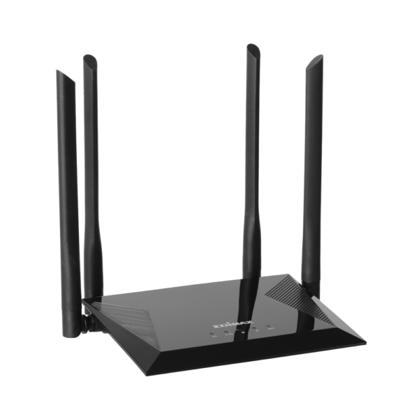 Edimax BR-6476AC AC1200 Dual-Band Wi-Fi Router | 2.4GHz: 300 Mbps, 5GHz: 867 Mbps | 4 High Gain Antennas | 4-in-1 Mode (Router/AP/Extender/WISP) | WPS Button & Smart Setup | Backward Compatible with 802.11b/g/n - Image 2