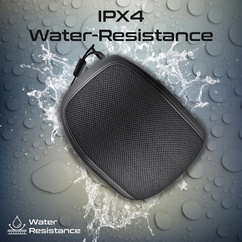 Promate Mood | Mini Bluetooth Speaker | High-Fidelity Sound | 5W Speaker Output | 1200mAh Battery Capacity | 24-Hour Playtime | Bluetooth 5.3 | 10m Wireless Range | Easy Music Navigation - Image 4