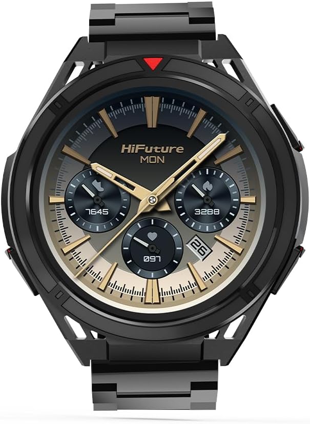 HiFuture ACTIVE Smartwatch | Dual-Core CPU | Dual-Band GPS | 1.43" AMOLED | Barometric Altimeter | Compass | 50M Waterproof | Syntra AI | Extra Band Included - Image 3