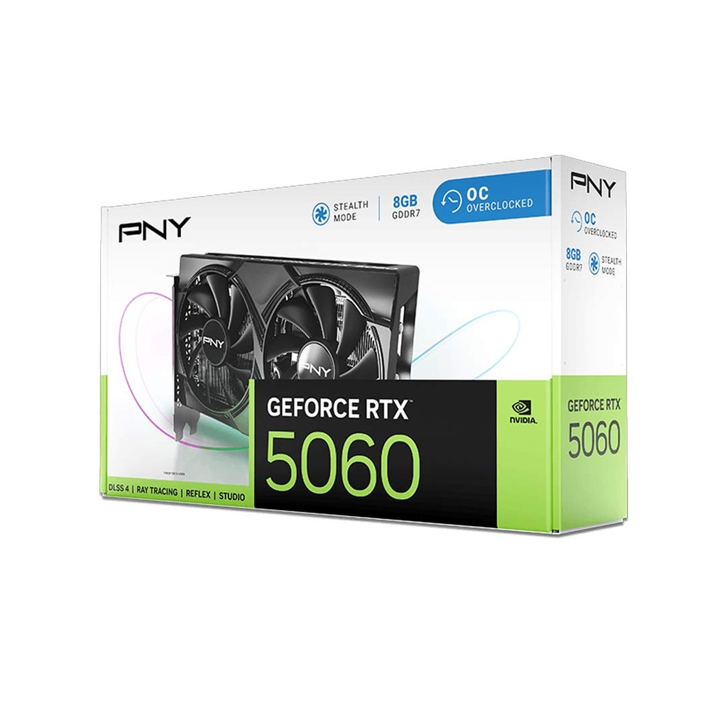 PNY GeForce RTX 5070 12GB DDR7 OC Graphics Card | 6144 CUDA Cores | 2.16GHz Clock Speed | 12GB GDDR7 (192-bit, 28 Gbps) | 988 TOPS | PCI Express 5.0 x16 | HDMI 2.1b & 3x DisplayPort 2.1b | DLSS 4 & Reflex Support - Image 7