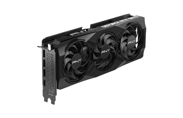 PNY GeForce RTX 5070 12GB DDR7 OC Graphics Card | 6144 CUDA Cores | 2.16GHz Clock Speed | 12GB GDDR7 (192-bit, 28 Gbps) | 988 TOPS | PCI Express 5.0 x16 | HDMI 2.1b & 3x DisplayPort 2.1b | DLSS 4 & Reflex Support - Image 2