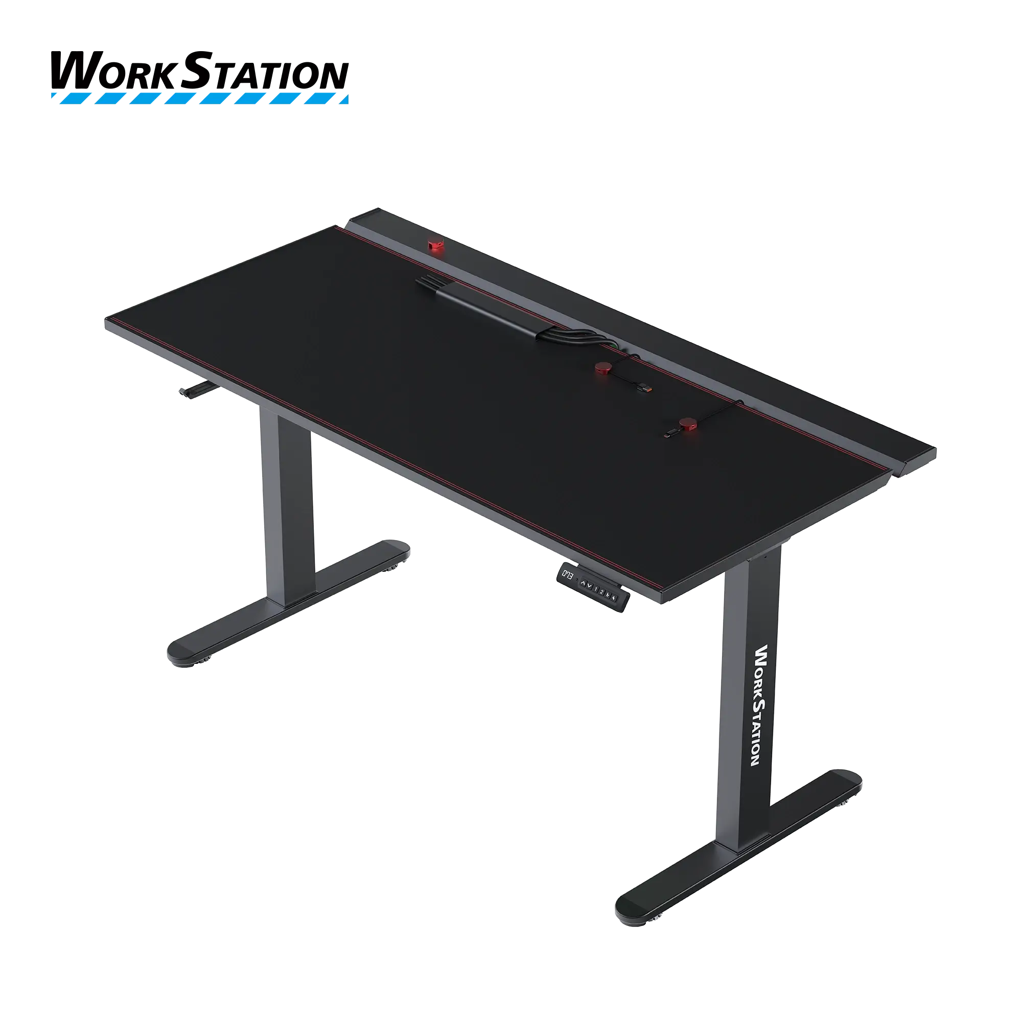 FANTECH DW114 Dublin Adjustable Table | Dual Motor Electric Height Adjustment | Magnetic RGB Light Strip | 120kg Load Capacity | 4 Memory Presets | Smart Safety Protection - Image 2