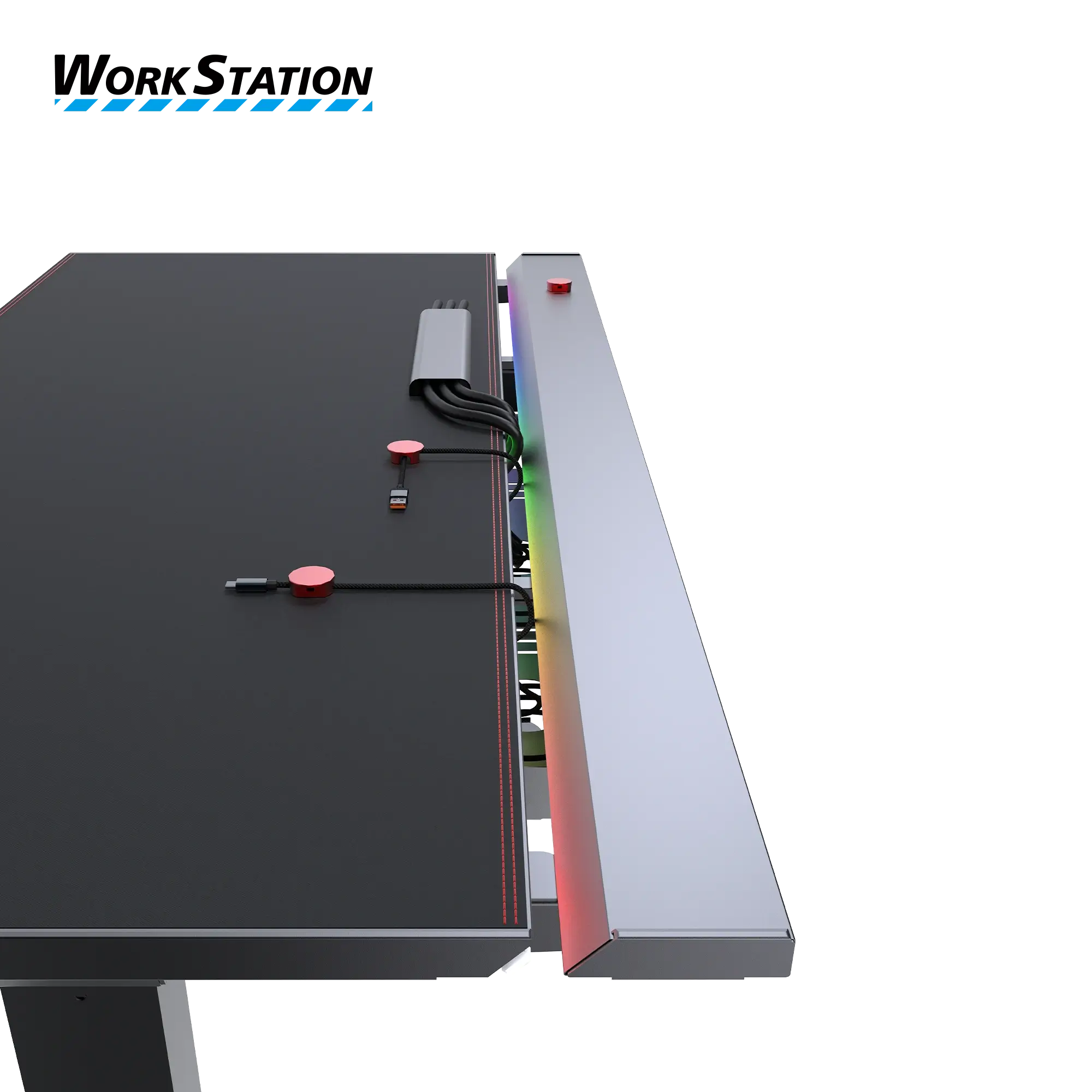 FANTECH DW114 Dublin Adjustable Table | Dual Motor Electric Height Adjustment | Magnetic RGB Light Strip | 120kg Load Capacity | 4 Memory Presets | Smart Safety Protection - Image 6