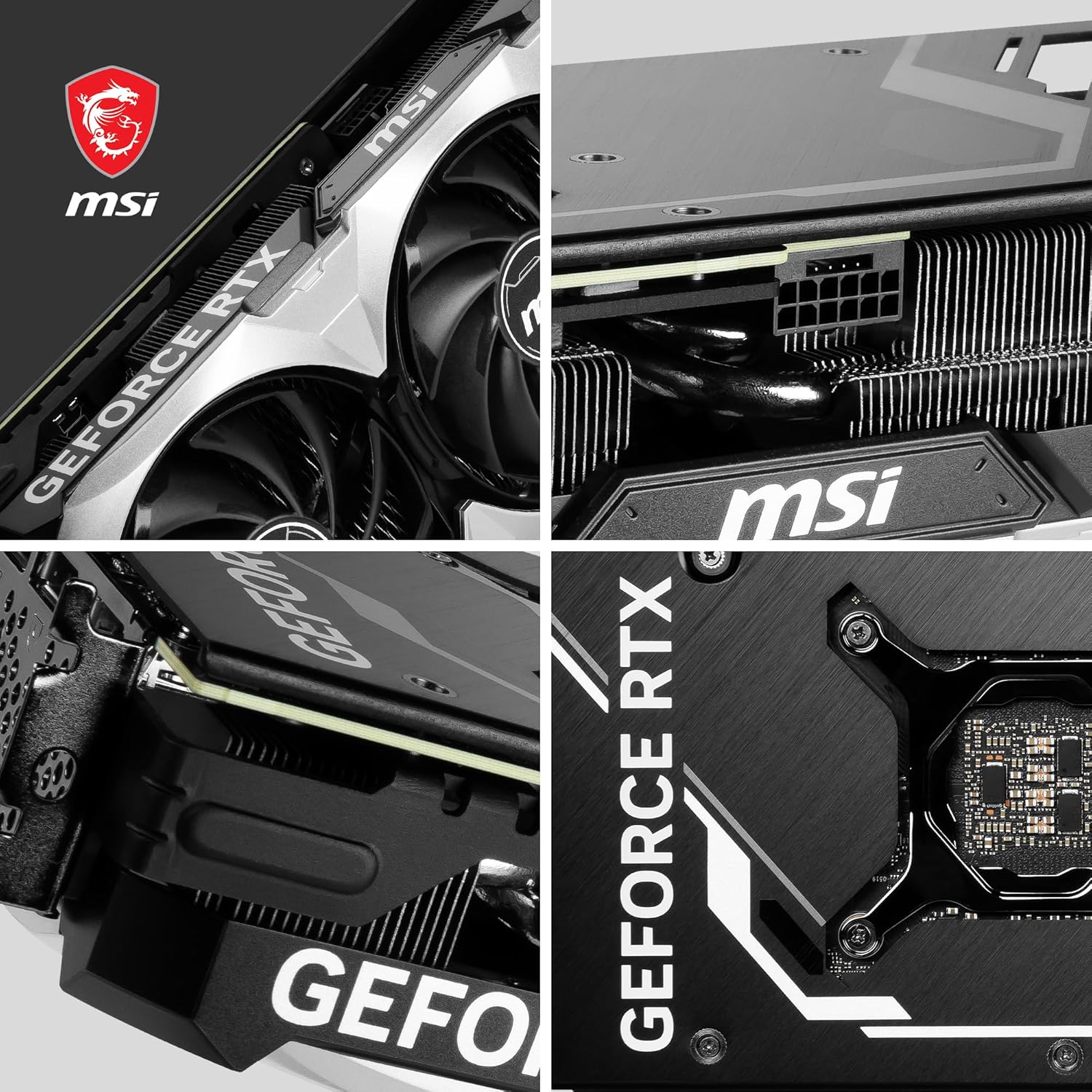 MSI GeForce RTX 4070 Ti Ventus 3X OC 12GB GDDR6X, 192-bit, 2655 MHz, PCIe Gen 4, 3x DP 1.4a, HDMI 2.1a, 4K & 8K HDR support. - Image 3