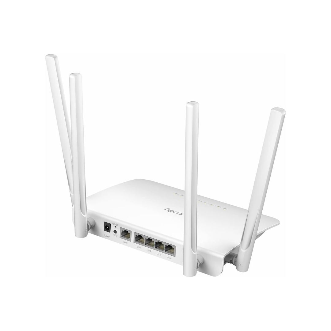 Cudy WR1300 AC1200 Gigabit Wi-Fi Mesh Router | Dual Band MU-MIMO (2.4GHz: 300 Mbps, 5GHz: 867 Mbps) | 4 Fixed Antennas | Long Range up to 170m | VPN, Guest Wi-Fi & AP Mode | 128MB RAM & 16MB ROM - Image 3